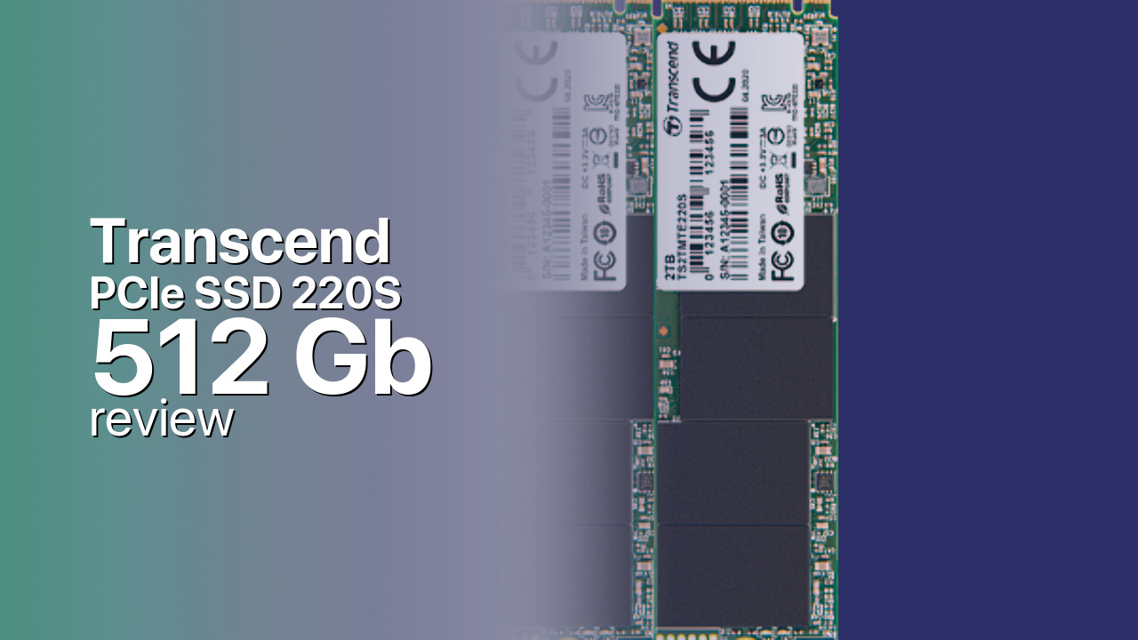 Transcend PCIe SSD 220S 512Gb SSD review