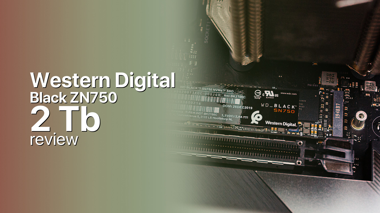 Western Digital Black ZN750 2Tb SSD detailed specs