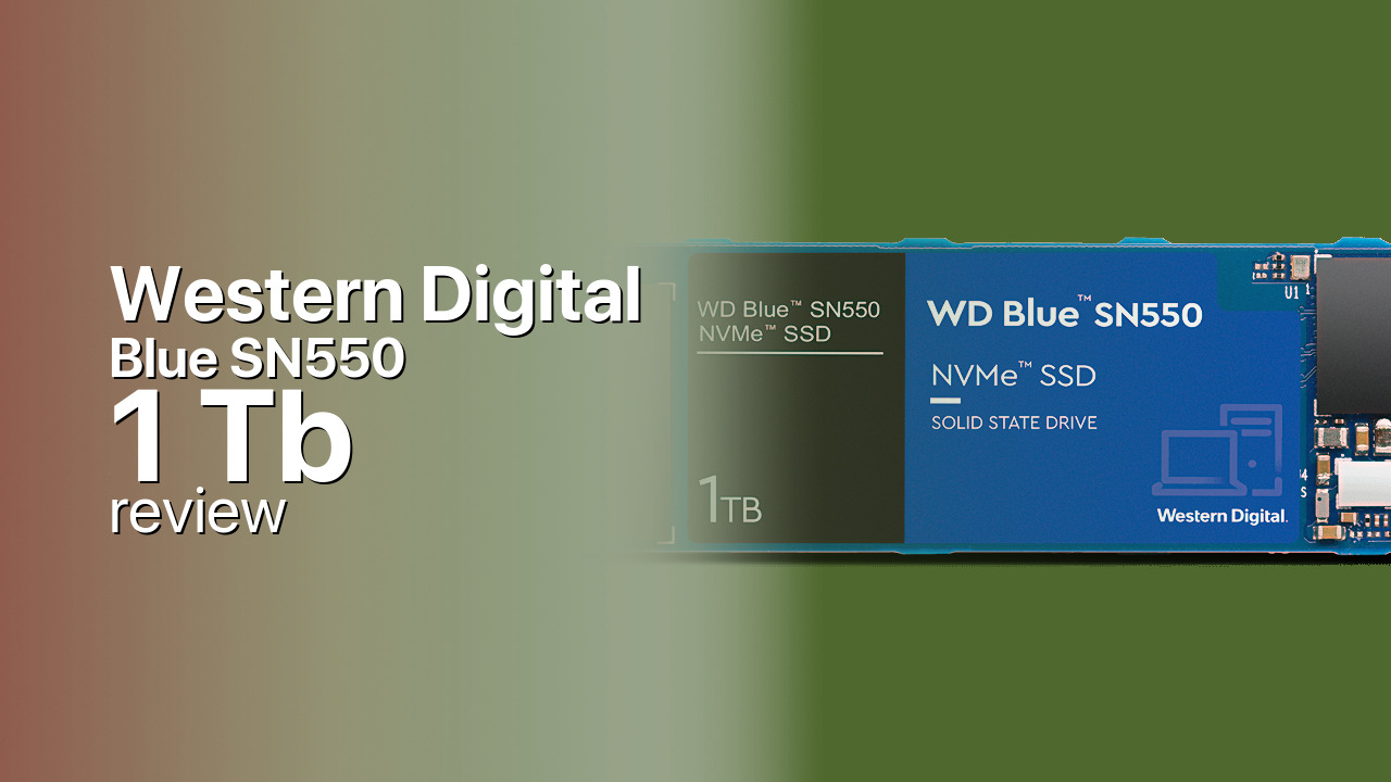 Western Digital Blue SN550 1Tb NVMe SSD specs