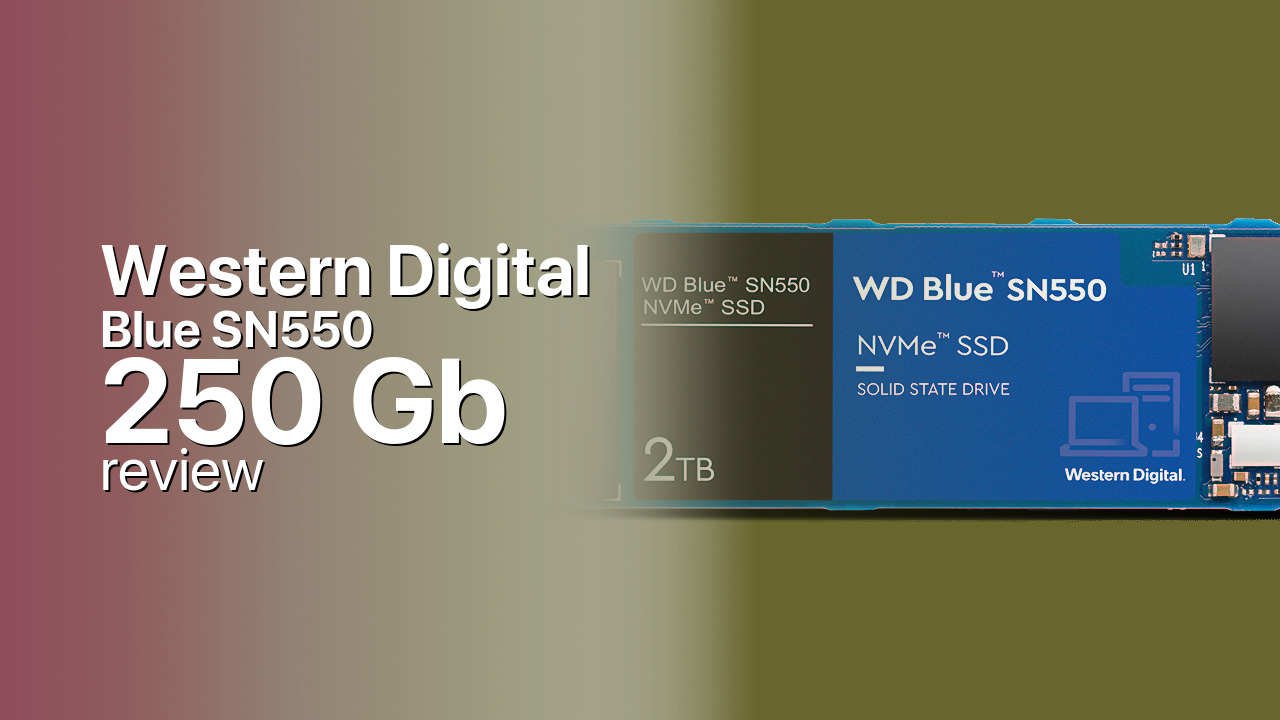 Western Digital Blue SN550 250Gb SSD technical specifications