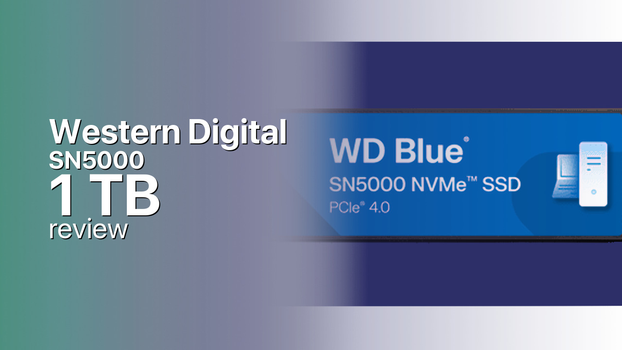 Western Digital SN5000 1TB Review — WD Blue's Mainstream Gen4 Successor Western Digital SN5000 1TB Review — WD Blue's Mainstream Gen4 Successor