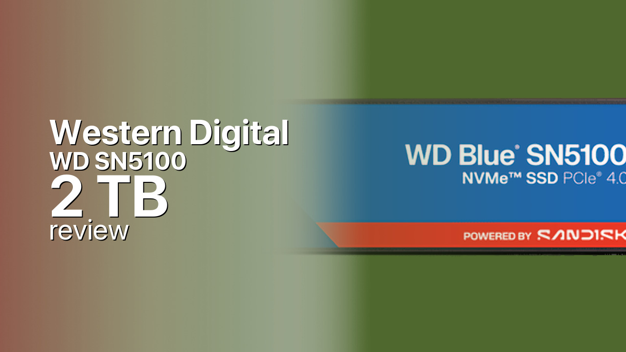 Western Digital WD SN5100 2TB Review — Fastest QLC, With Caveats