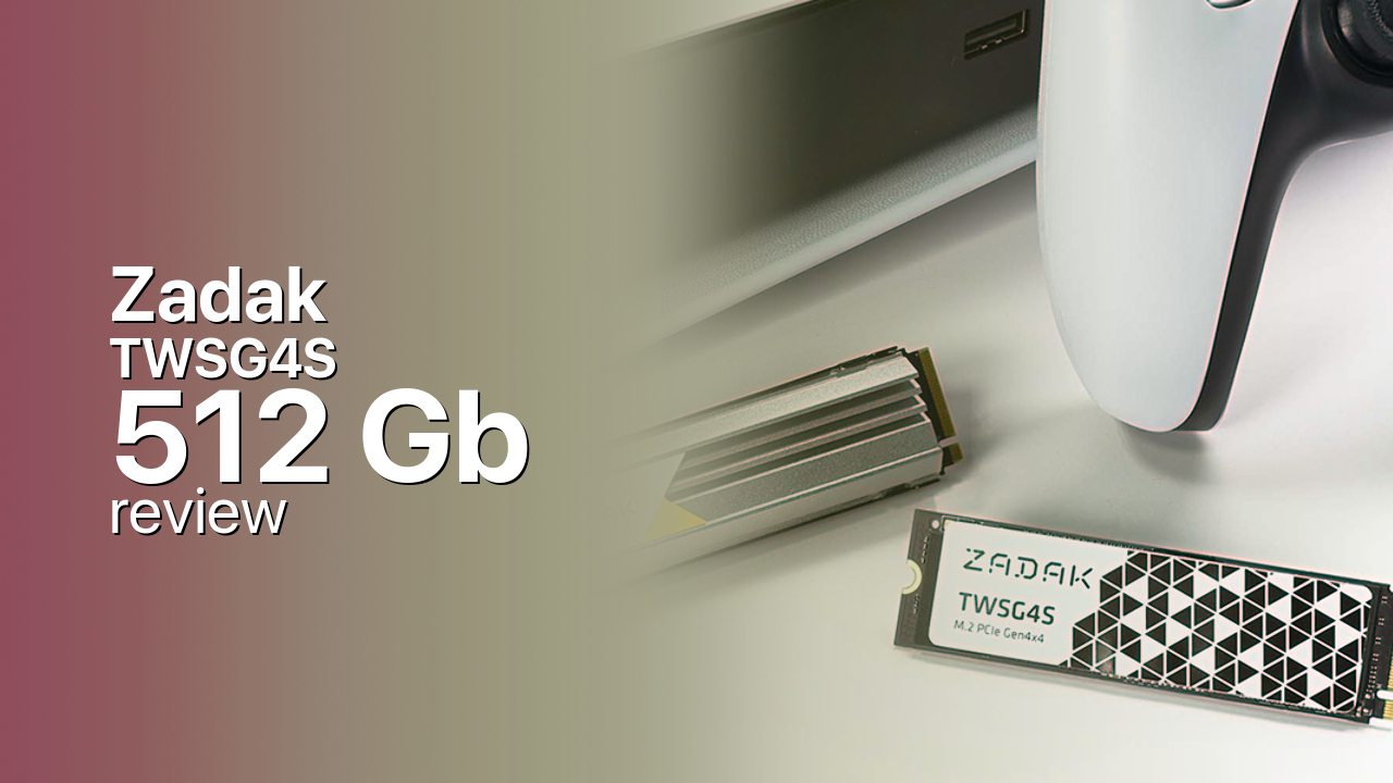 Zadak TWSG4S 512Gb SSD detailed specs